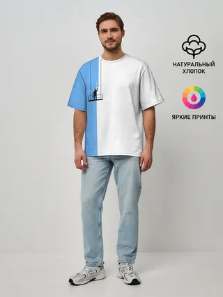 Мужская футболка оверсайз / Маляр