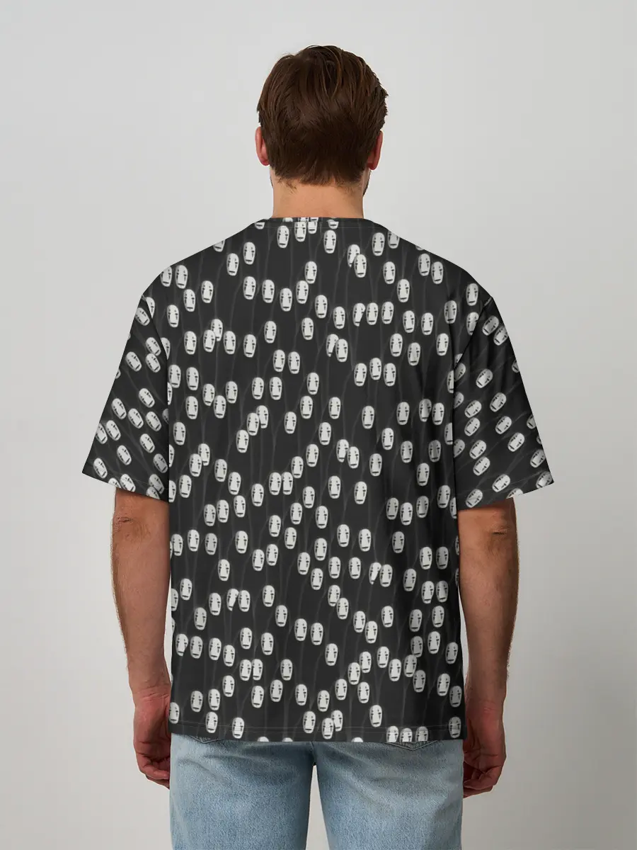 Мужская футболка оверсайз / Безликие