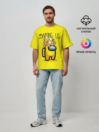 Мужская футболка оверсайз / Among Us