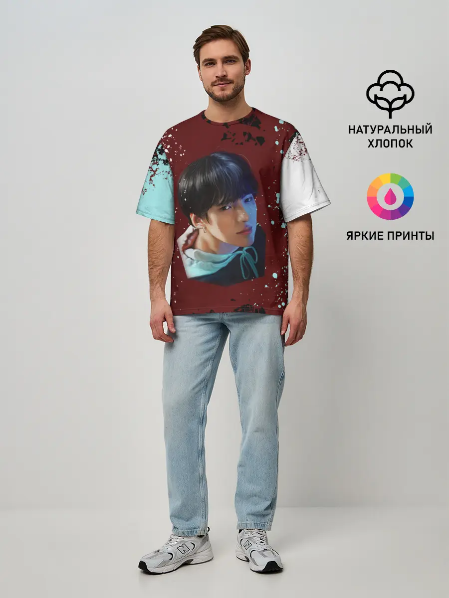 Мужская футболка оверсайз / MX | MONSTA X