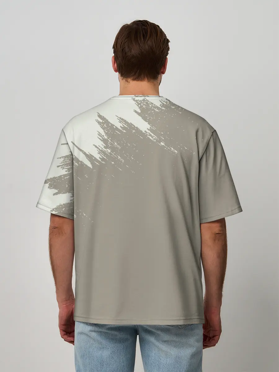 Мужская футболка оверсайз / Красивая русалка | Beautiful mermaid