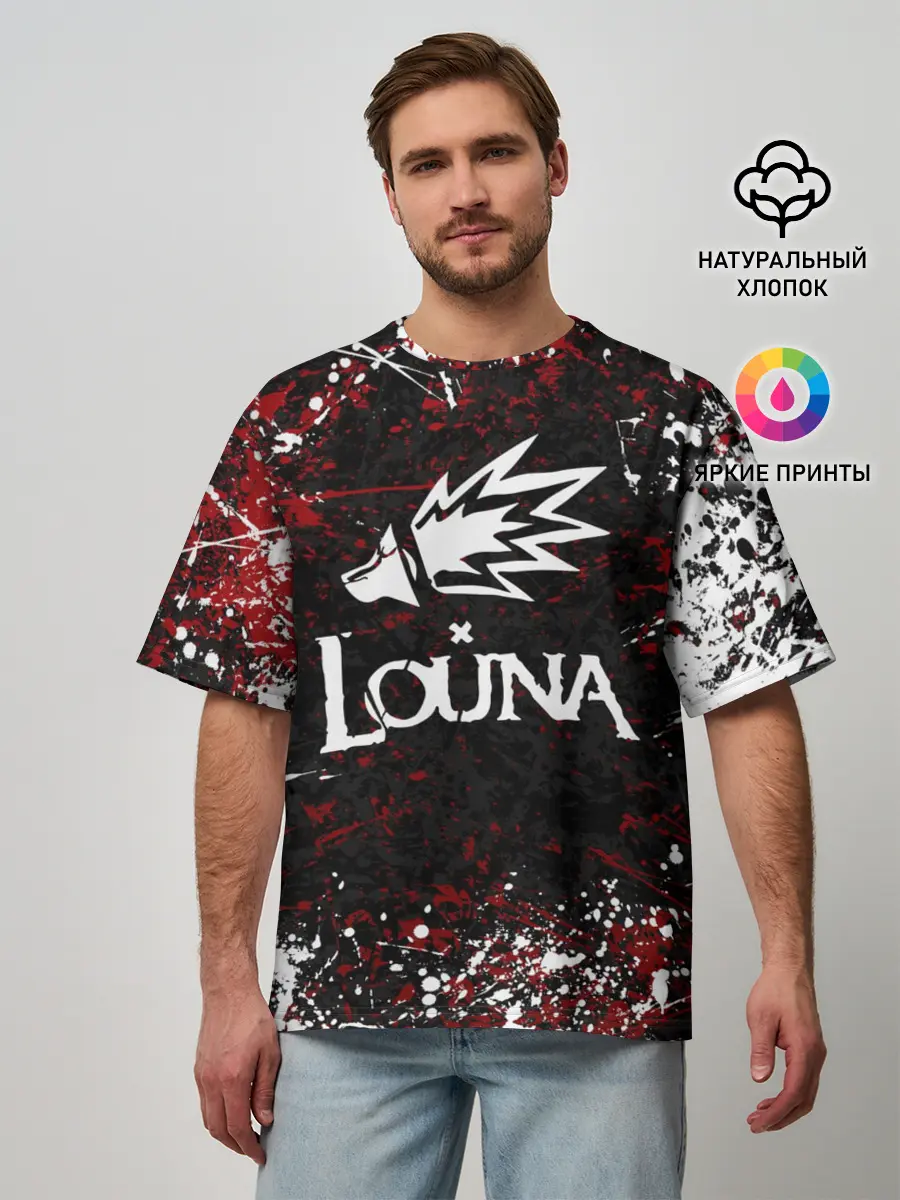 Мужская футболка оверсайз / Louna