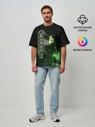 Мужская футболка оверсайз / Chernobylite