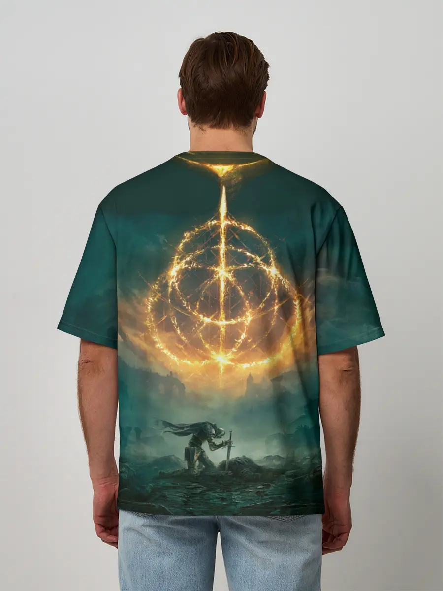 Мужская футболка оверсайз / Elden Ring key art