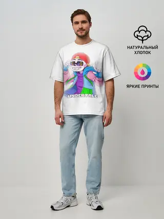 Мужская футболка оверсайз / UNDERTALE