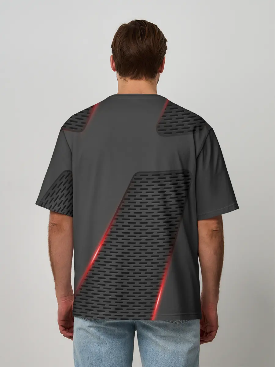 Мужская футболка оверсайз / HONDA