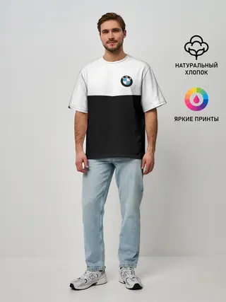 Мужская футболка оверсайз / BMW SPORT