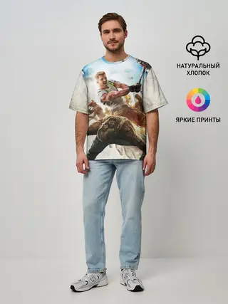 Мужская футболка оверсайз / Logan