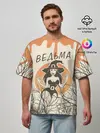 Мужская футболка оверсайз / ВЕДЬМА В ШЛЯПЕ