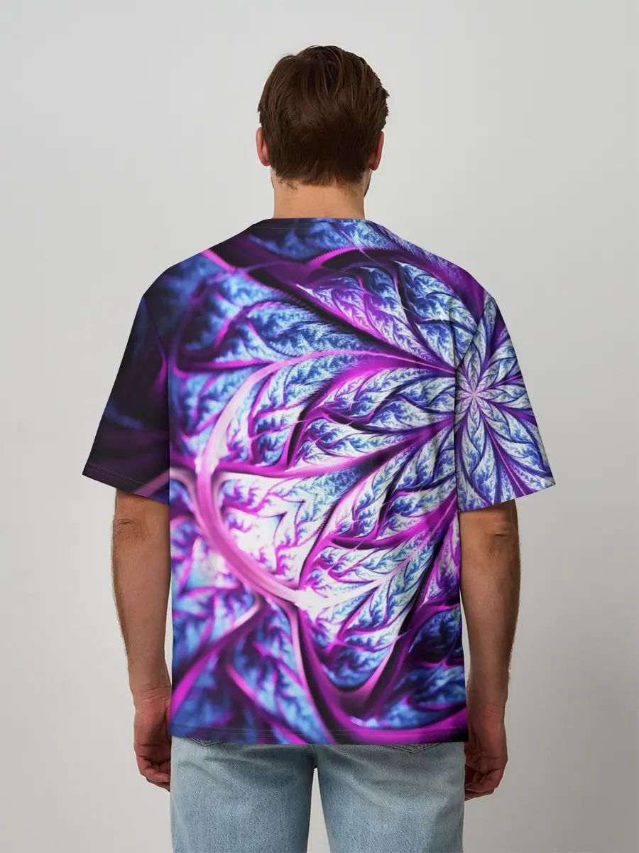 Мужская футболка оверсайз / FRACTAL COLLECTION