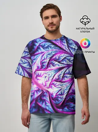 Мужская футболка оверсайз / FRACTAL COLLECTION
