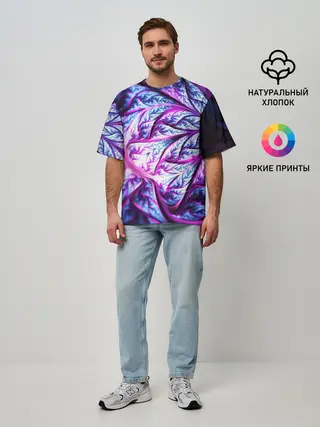 Мужская футболка оверсайз / FRACTAL COLLECTION