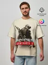 Мужская футболка оверсайз / Sniper Ghost Warrior Contracts