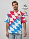 Мужская футболка оверсайз / ФК БАВАРИЯ / BAYERN / МЮНХЕН