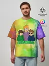 Мужская футболка оверсайз / EDDSWORLD 3