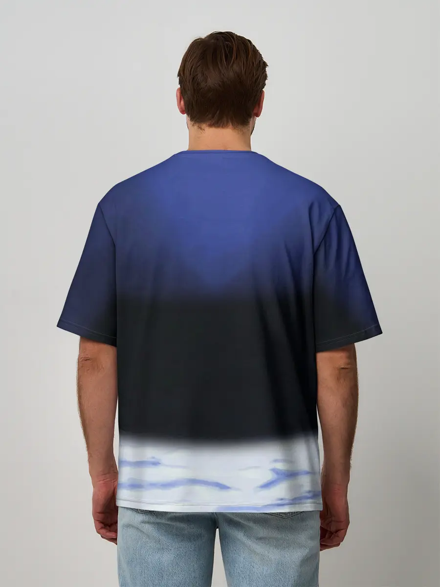 Мужская футболка оверсайз / UNDERTALE ТАК БЛЭТ