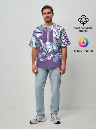 Мужская футболка оверсайз / BTS