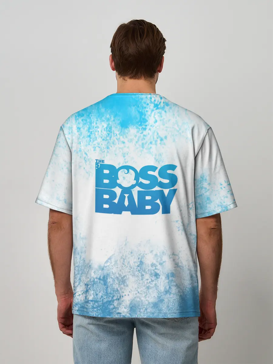 Мужская футболка оверсайз / Босс Молокосос