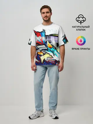 Мужская футболка оверсайз / Я художник