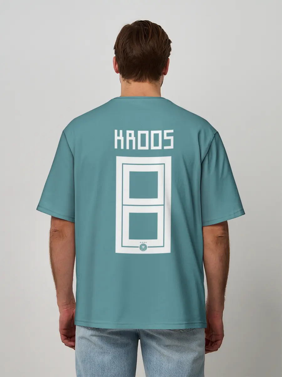Мужская футболка оверсайз / Kroos away WC 2018