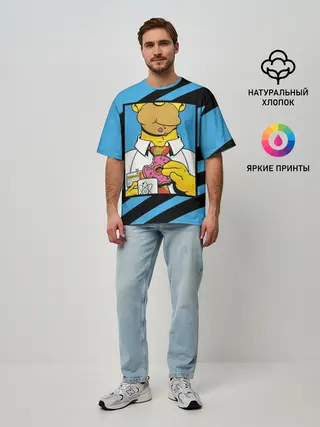 Мужская футболка оверсайз / Отличительные Черты