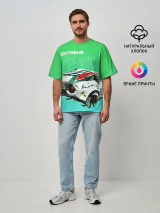 Мужская футболка оверсайз / Extrime Racer