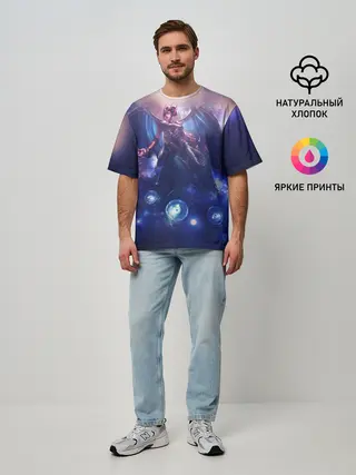 Мужская футболка оверсайз / LOL