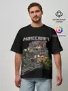 Мужская футболка оверсайз / MINECRAFT