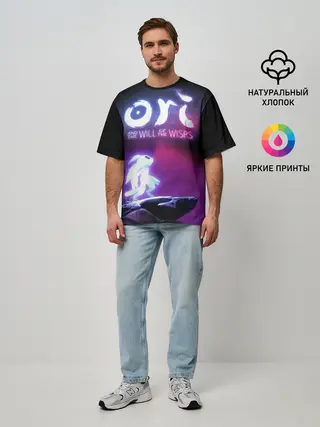 Мужская футболка оверсайз / Ori and the Will of the Wisps