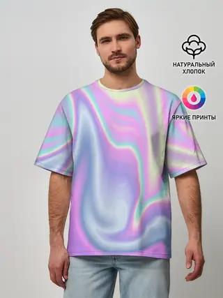 Мужская футболка оверсайз / Vaporwave