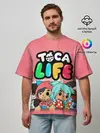 Мужская футболка оверсайз / Toca Boca | Тока бока персонажи игры