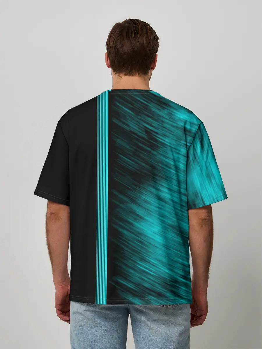 Мужская футболка оверсайз / Mercedes