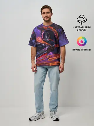 Мужская футболка оверсайз / Пайк League of legends