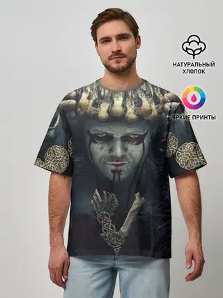 Мужская футболка оверсайз / Викинги - Ивар