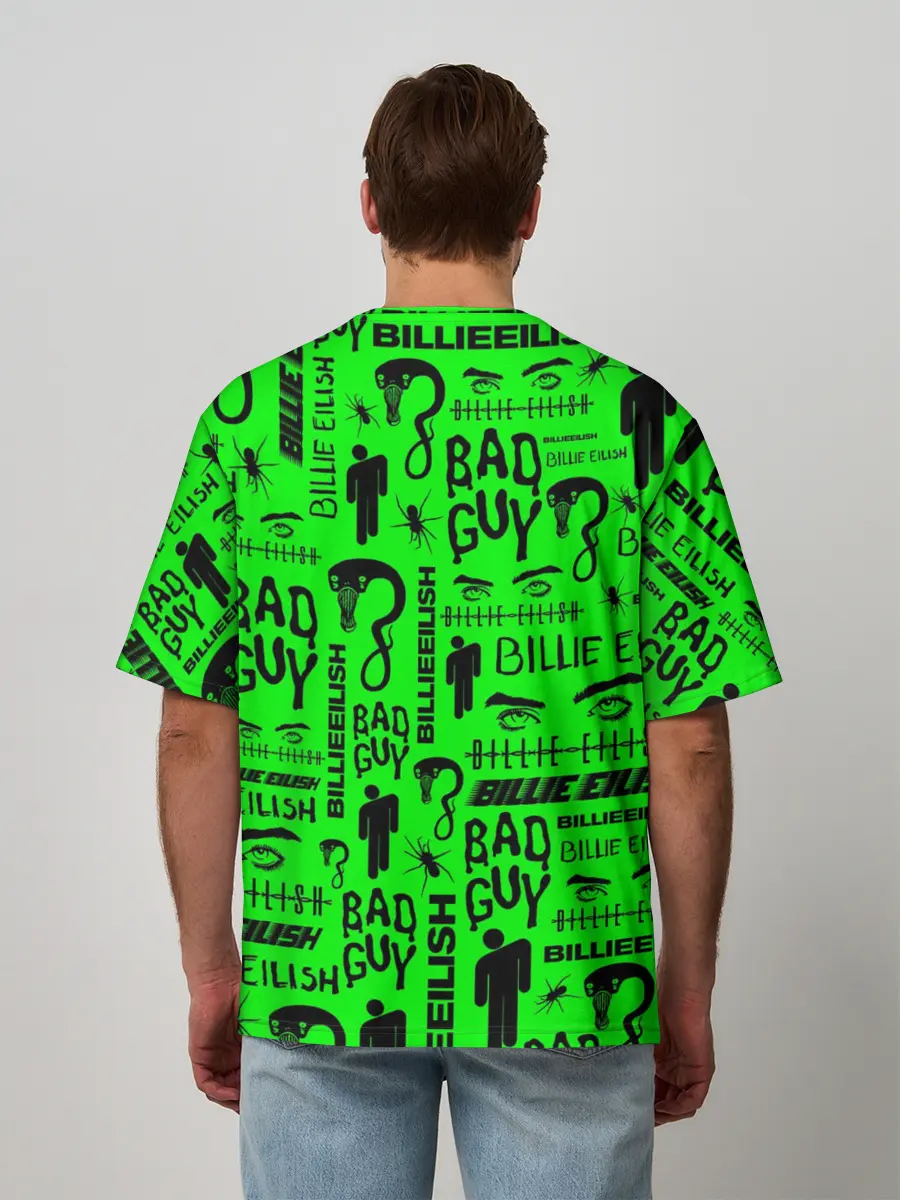 Мужская футболка оверсайз / BILLIE EILISH