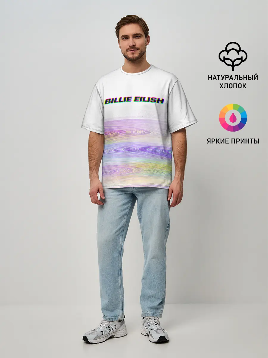 Мужская футболка оверсайз / BILLIE EILISH