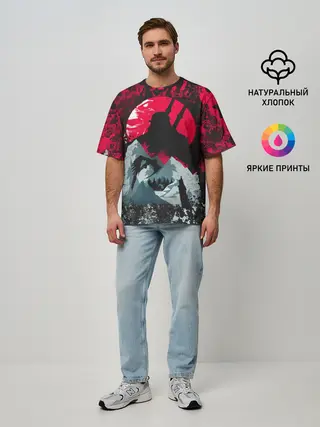 Мужская футболка оверсайз / Ведьмак