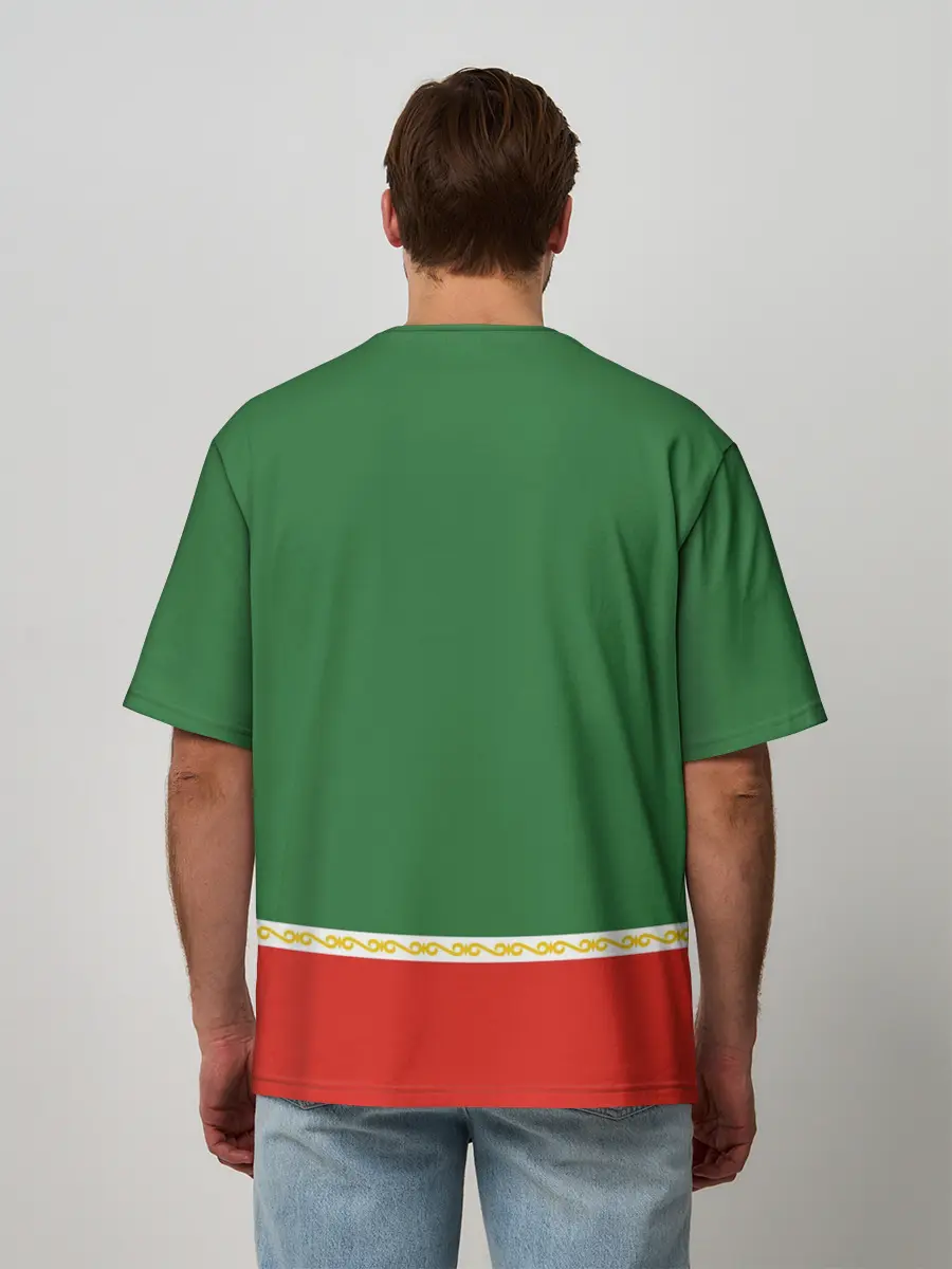 Мужская футболка оверсайз / FIGHT CLUB AKHMAT