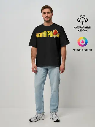 Мужская футболка оверсайз / FFDP | Five Finger Death Punch