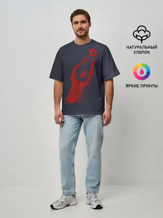 Мужская футболка оверсайз / Вратарь