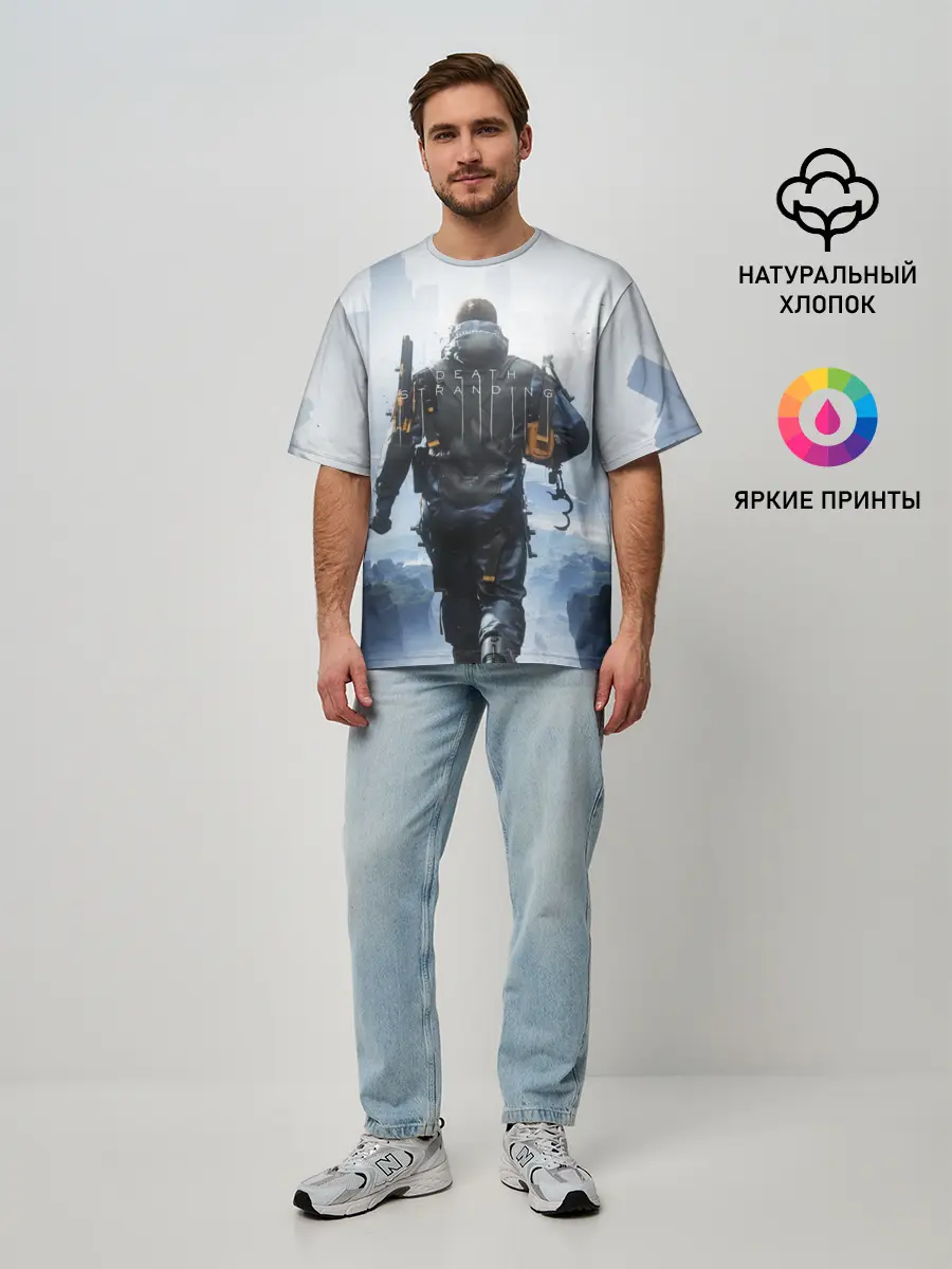 Мужская футболка оверсайз / Сэм Бриджес DS