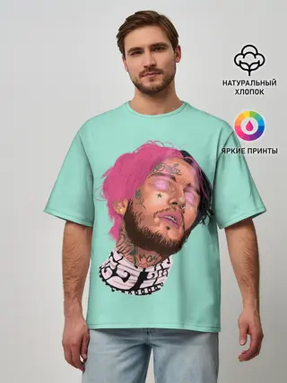 Мужская футболка оверсайз / Magic Lil Peep