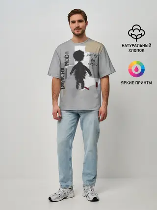 Мужская футболка оверсайз / Playing the Angel - Depeche Mode