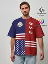 Мужская футболка оверсайз / USA