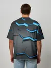 Мужская футболка оверсайз / 3D Плиты