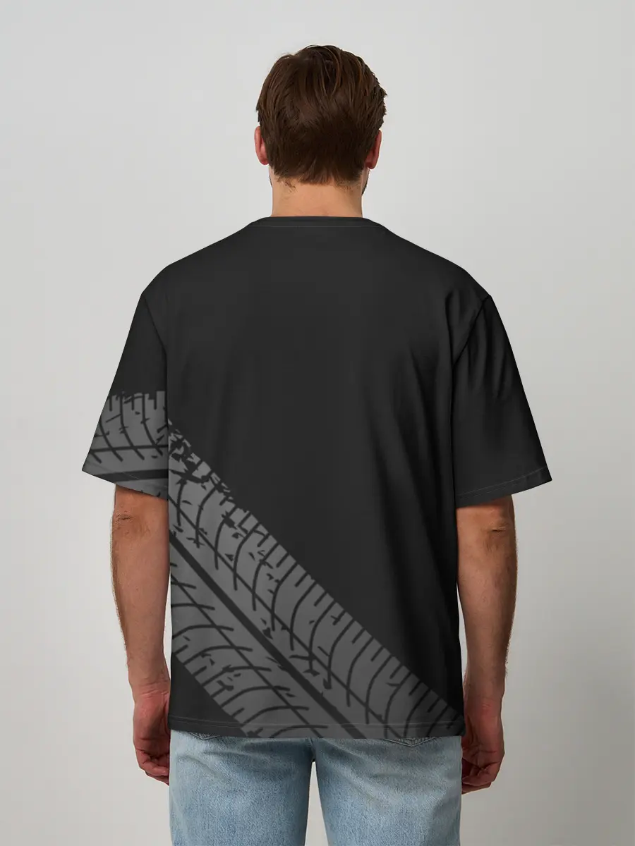 Мужская футболка оверсайз / Mercedes