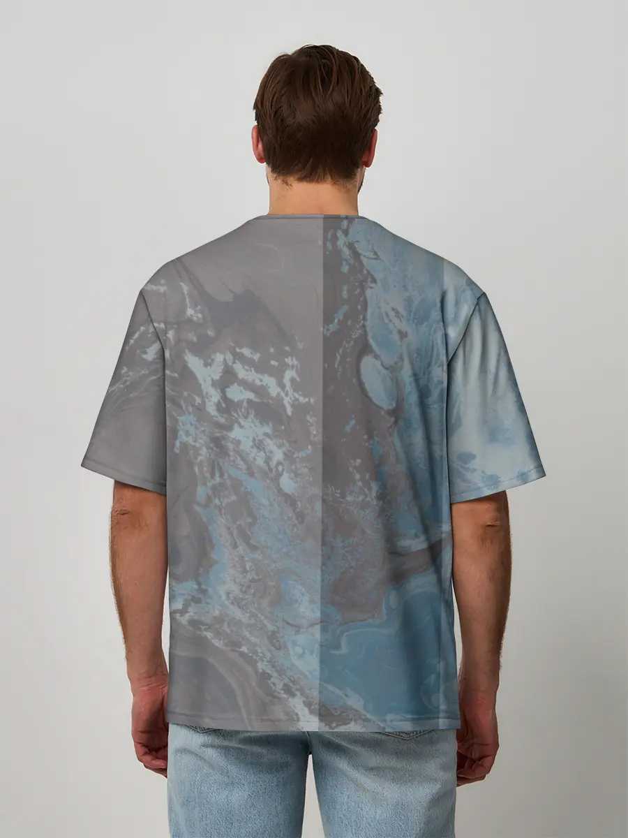 Мужская футболка оверсайз / Rust | Взрыв С4 | Раст