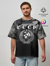 Мужская футболка оверсайз / Камуфляж СССР