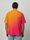 Мужская футболка оверсайз / ГРАДИЕНТ И НИЧЕГО ЛИШНЕГО