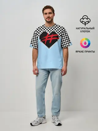 Мужская футболка оверсайз / ФРЕНДЗОНА